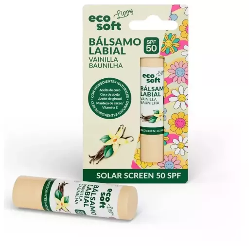 Eco Soft Baume &agrave; l&egrave;vres Lippy Vanille FPS 50