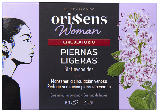 Orissens Jambes l&eacute;g&egrave;res pour femme 60 comprim&eacute;s