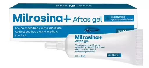 Gel Milrosina+ contre les aphtes 8 ml