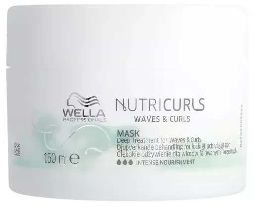 Masque capillaire Nutricurls pour cheveux boucl&eacute;s et ondul&eacute;s 150 ml